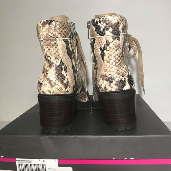 Vince Camuto Suede Leather Lace-Up Ankle Boots - Picture 6 of 7